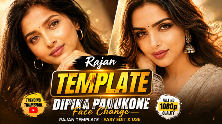 Rajan Template: Aesthetic Split-Layout Photo Edit