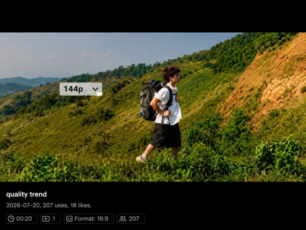 Normal To 4k Capcut template Link